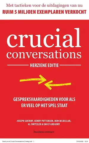 Bestseller voor een betere communicatie in je relatie! Boek: Crusial Conversations